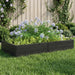 Pat ridicat Negru 151 x 75,5 x 25 cm PP - WALTI WALTI