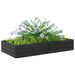 Pat ridicat Negru 151 x 75,5 x 25 cm PP - WALTI WALTI