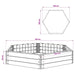 Pat ridicat Negru 148 x 129 x 25 cm PP - WALTI WALTI