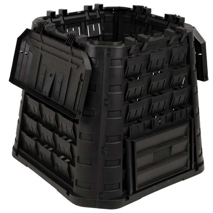 Compostor de grădină Negru 91 x 91 x 83 cm 100% PP WALTI