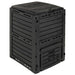 Compostor de grădină Negru 59,5 x 60 x 81,5 cm 280 l 100% PP - WALTI WALTI