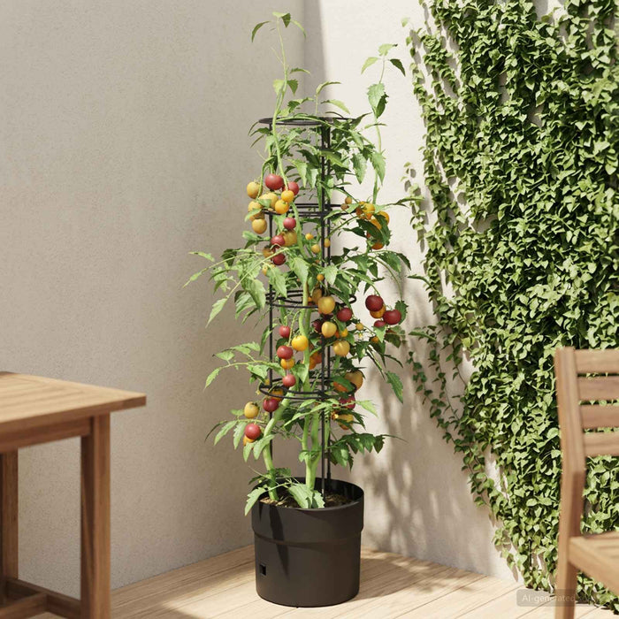 Cultivator pentru roșii Negru Ø 32 x 127 cm PP - WALTI WALTI
