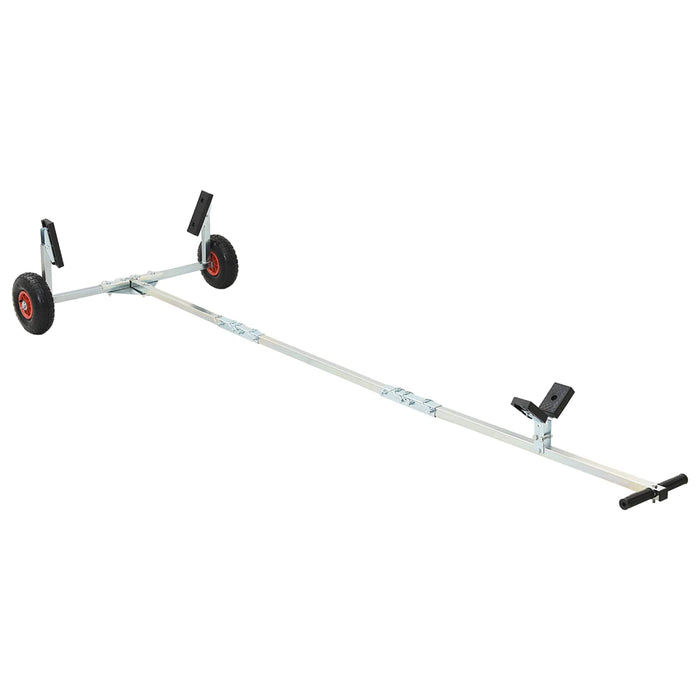 Remorcă de barcă ajustabilă cu pneuri pneumatice 200 kg Load WALTI