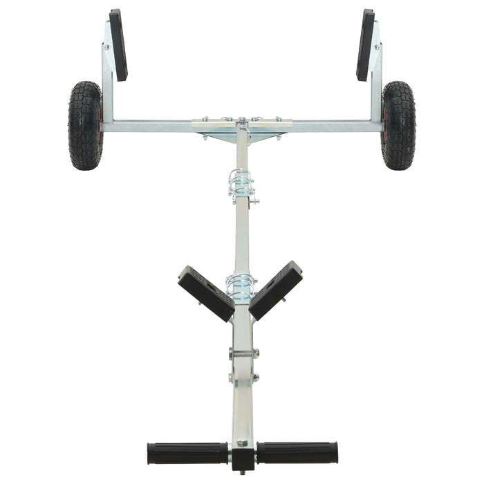 Remorcă de barcă ajustabilă cu pneuri pneumatice 200 kg Load WALTI