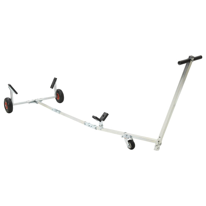 Remorcă de barcă ajustabilă cu pneuri pneumatice 200 kg Load WALTI