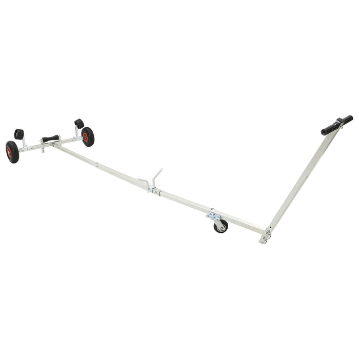 Remorcă de barcă ajustabilă cu pneuri pneumatice 200 kg Load WALTI