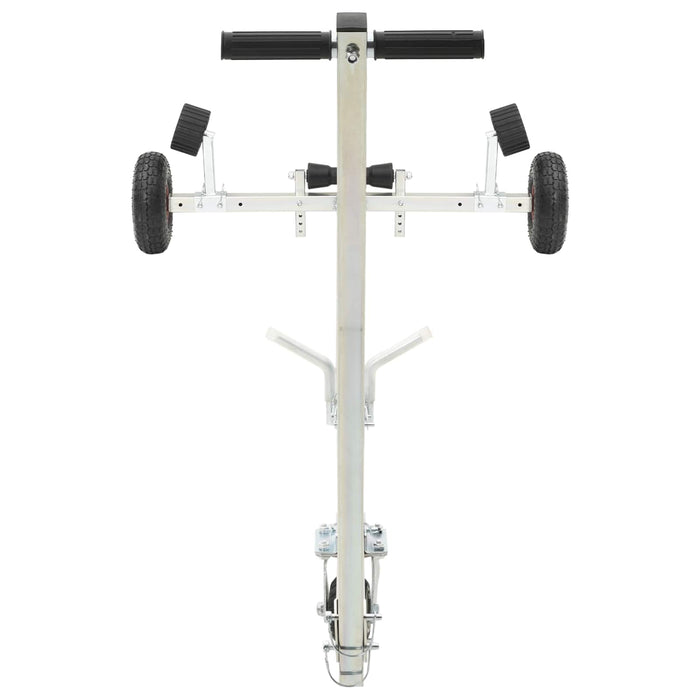 Remorcă de barcă ajustabilă cu pneuri pneumatice 200 kg Load WALTI