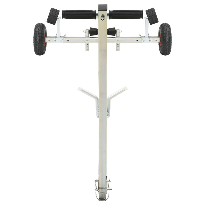 Remorcă de barcă ajustabilă cu pneuri pneumatice 200 kg Load WALTI