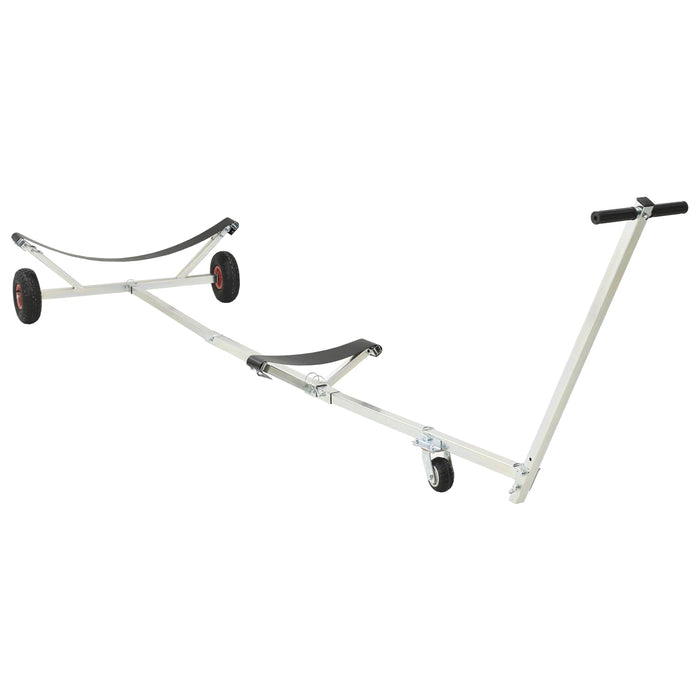 Remorcă de barcă ajustabilă cu pneuri pneumatice 200 kg Load WALTI