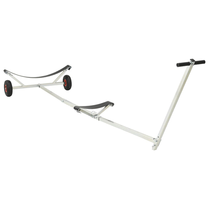 Remorcă de barcă ajustabilă cu pneuri pneumatice 200 kg Load WALTI