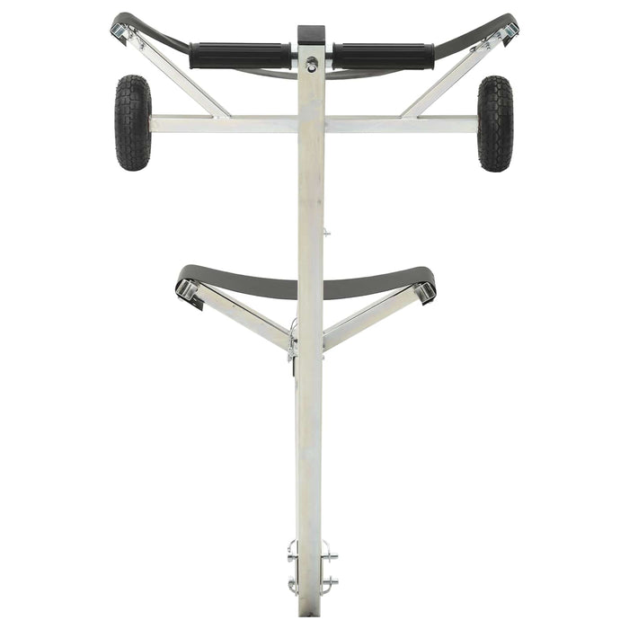 Remorcă de barcă ajustabilă cu pneuri pneumatice 200 kg Load WALTI