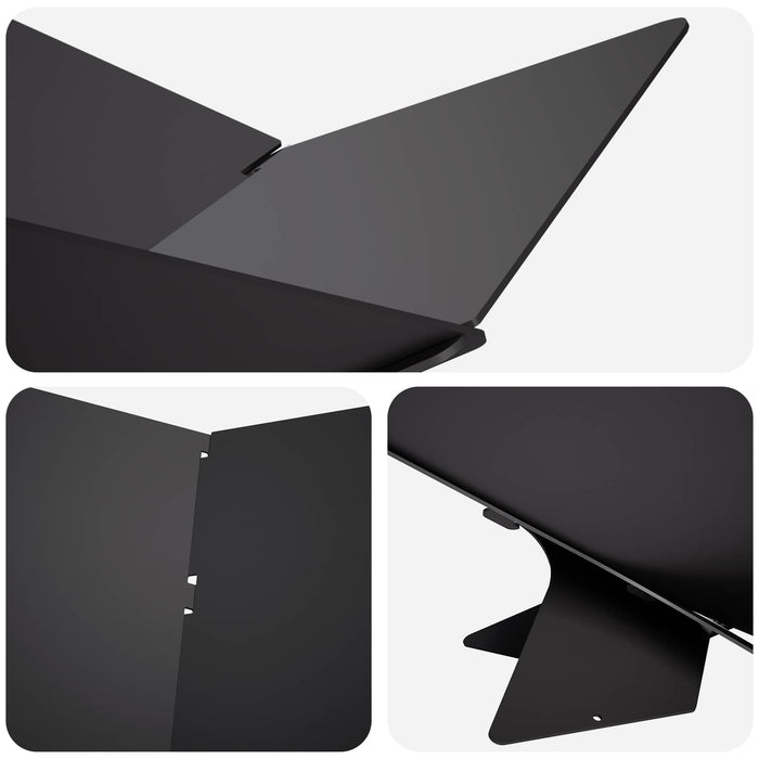 Cuptor de foc Negru 53 x 53 x 18,5 cm Oțel WALTI