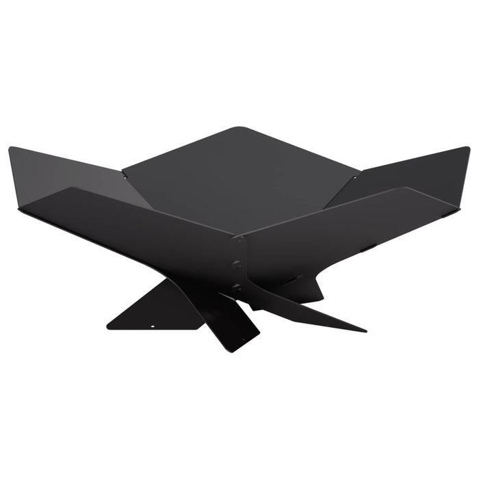 Cuptor de foc Negru 53 x 53 x 18,5 cm Oțel WALTI