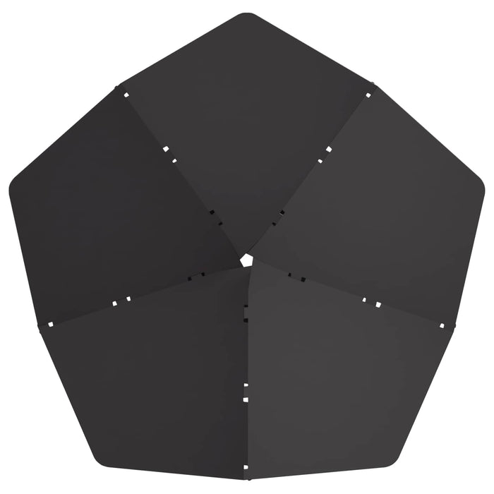 Cuptor de foc Negru 53 x 53 x 18,5 cm Oțel WALTI