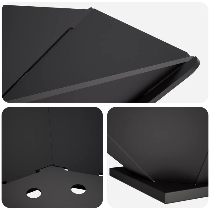 Cuptor de foc Negru 50 x 50 x 15,5 cm Oțel WALTI