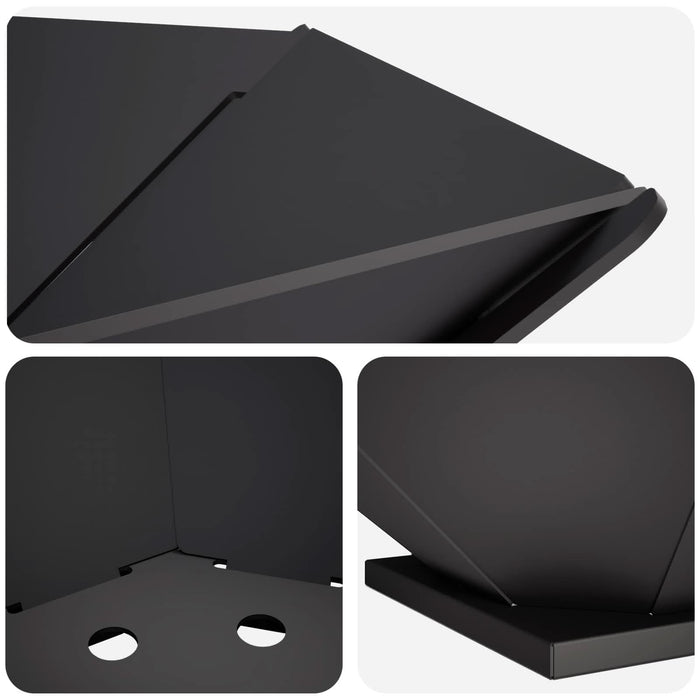Cuptor de foc Negru 70,5 x 70,5 x 21,5 cm Oțel WALTI