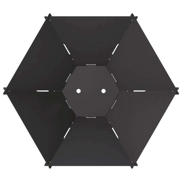 Cuptor de foc Negru 58,5 x 51,5 x 19,5 cm Oțel WALTI
