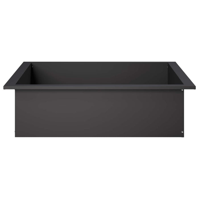 Inel pentru foc Negru 90 x 90 x 25 cm Oțel WALTI