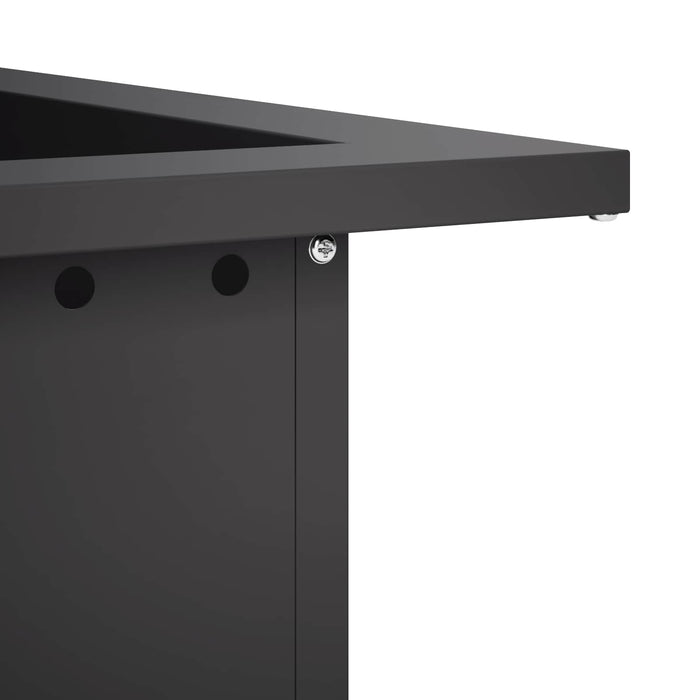 Inel pentru foc Negru 60 x 60 x 25 cm Oțel WALTI