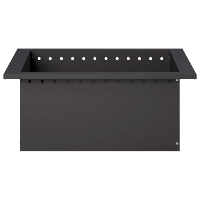 Inel pentru foc Negru 60 x 60 x 25 cm Oțel WALTI