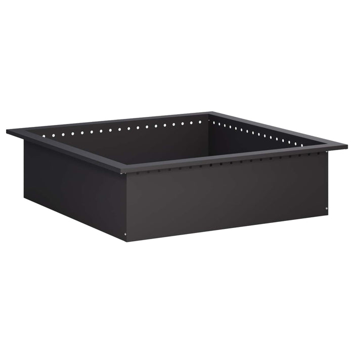 Inel pentru foc Negru 90 x 90 x 25 cm Oțel WALTI