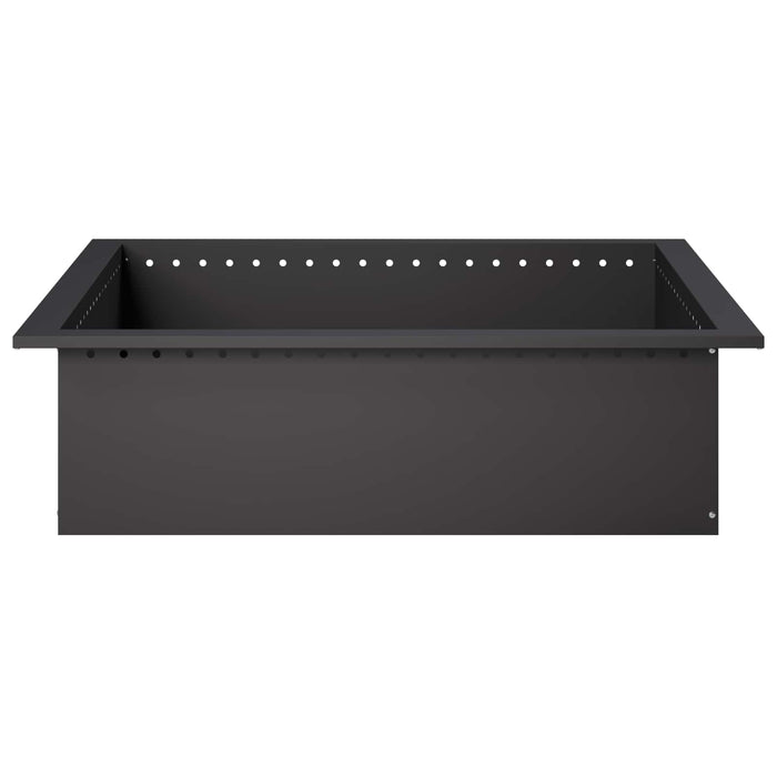 Inel pentru foc Negru 90 x 90 x 25 cm Oțel WALTI