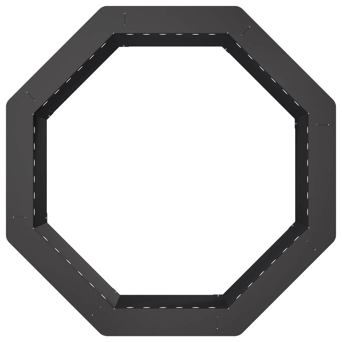 Inel pentru foc Negru 60 x 60 x 25 cm Oțel WALTI