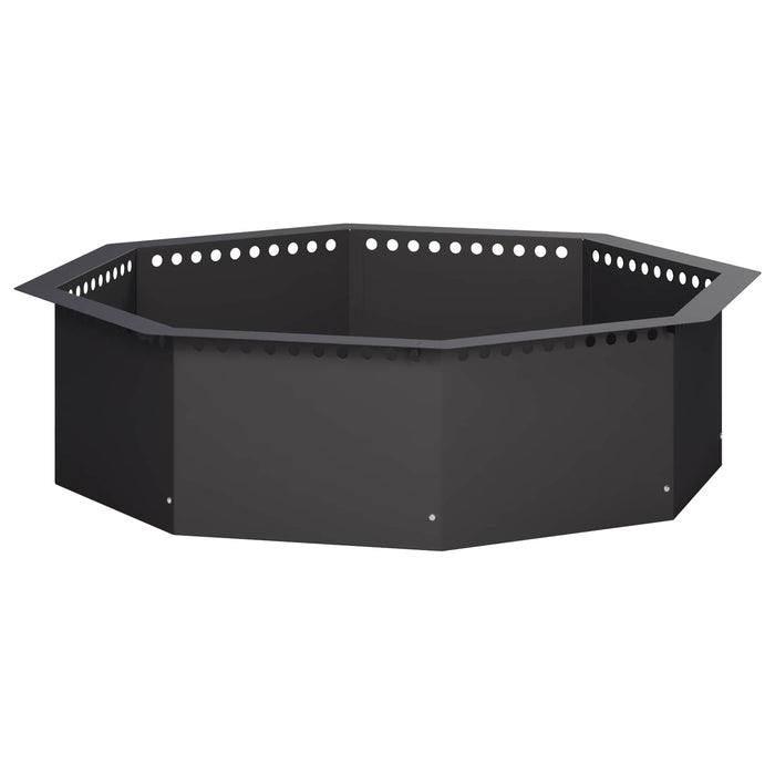 Inel pentru foc Negru 80 x 80 x 25 cm Oțel WALTI