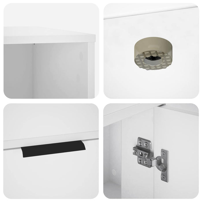 Mobilier pentru pisici Alb 100 x 49 x 45 cm Lemn prelucrat WALTI