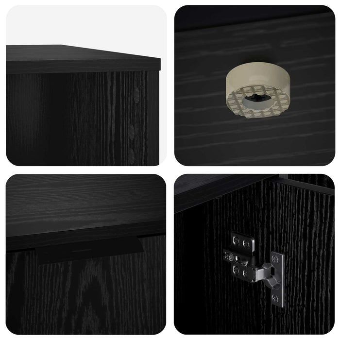 Mobilier pentru pisici Stejar Negru 100 x 49 x 45 cm WALTI