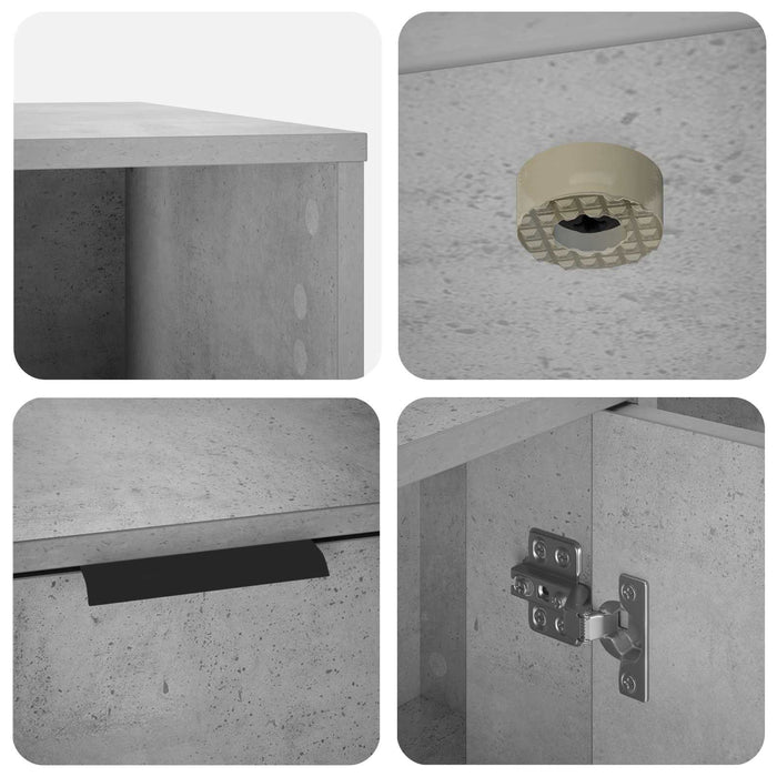 Mobilier pentru pisici Gri Beton 100 x 49 x 45 cm WALTI