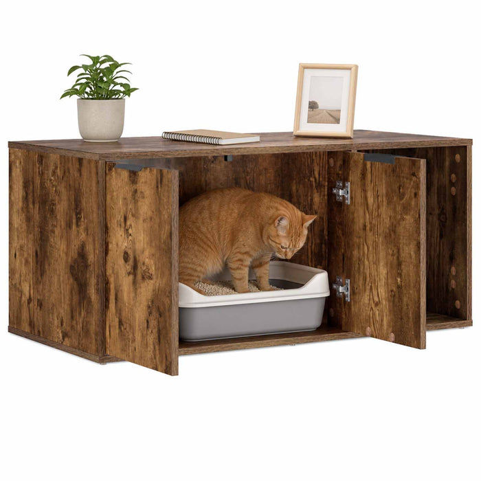 Mobilier pentru pisici Stejar fumuriu 100 x 49 x 45 cm WALTI
