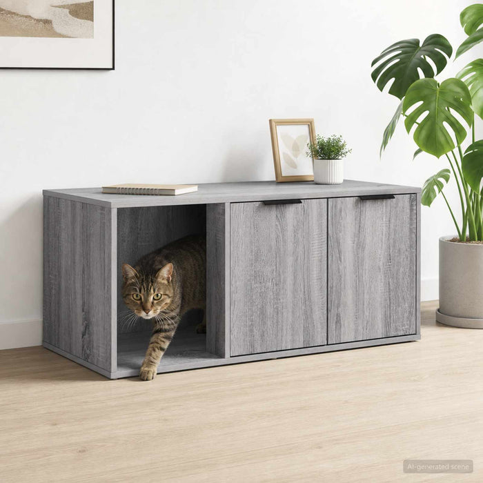 Mobilier pentru pisici Sonoma gri 100 x 49 x 45 cm WALTI
