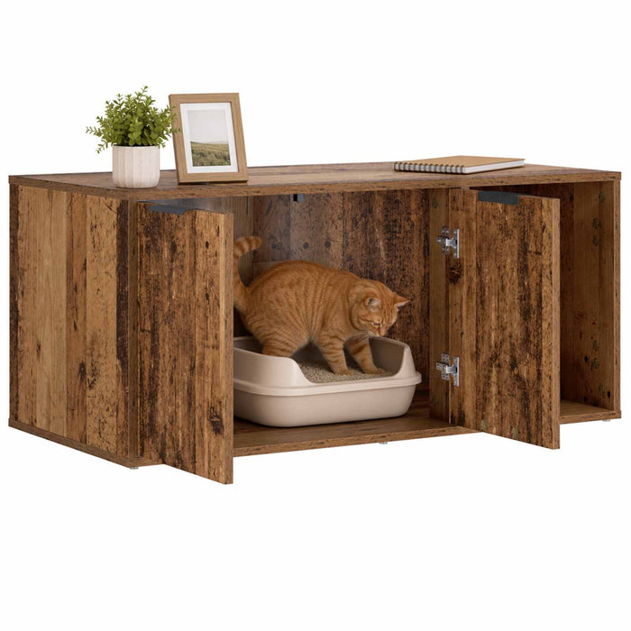 Mobilier pentru pisici Lemn vechi 100 x 49 x 45 cm WALTI
