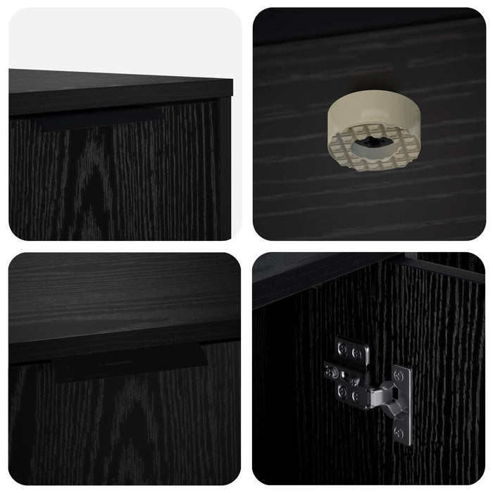 Mobilier pentru pisici Stejar Negru 100 x 49 x 45 cm WALTI
