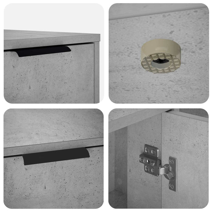 Mobilier pentru pisici Gri Beton 100 x 49 x 45 cm WALTI