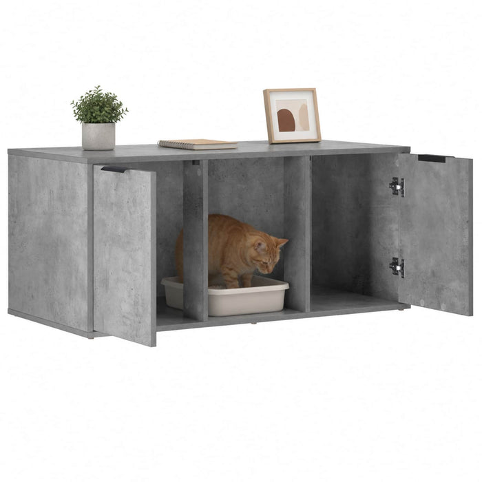 Mobilier pentru pisici Gri Beton 100 x 49 x 45 cm WALTI