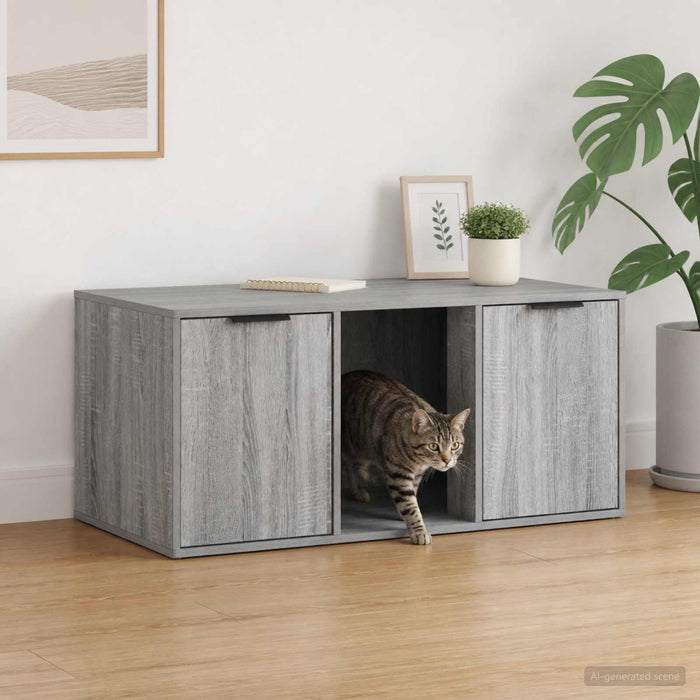 Mobilier pentru pisici Sonoma gri 100 x 49 x 45 cm WALTI