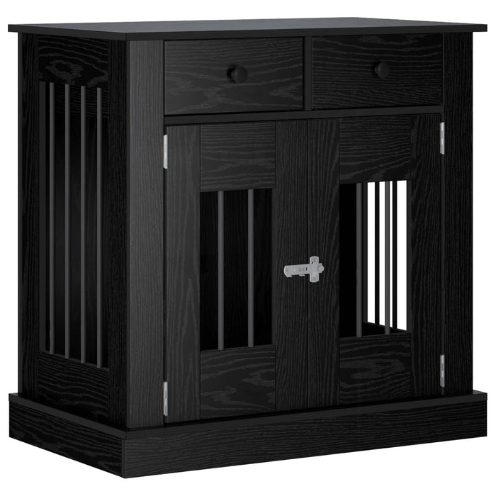 Mobilă pentru cușcă de câine Stejar Negru 80 x 47,5 x 80 cm WALTI
