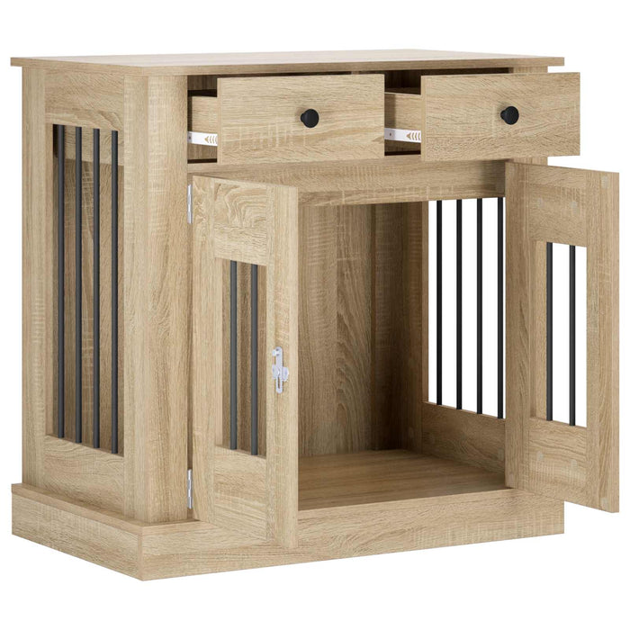 Mobilă pentru cușcă de câine Stejar Sonoma 80 x 47,5 x 80 cm WALTI