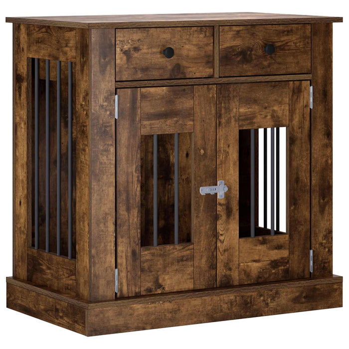 Mobilă pentru cușcă de câine Stejar fumuriu 80 x 47,5 x 80 cm WALTI
