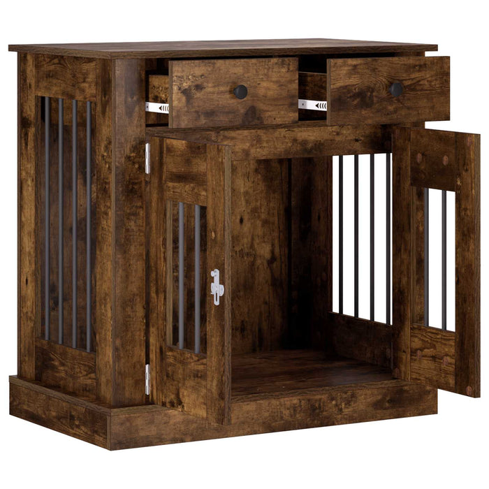 Mobilă pentru cușcă de câine Stejar fumuriu 80 x 47,5 x 80 cm WALTI