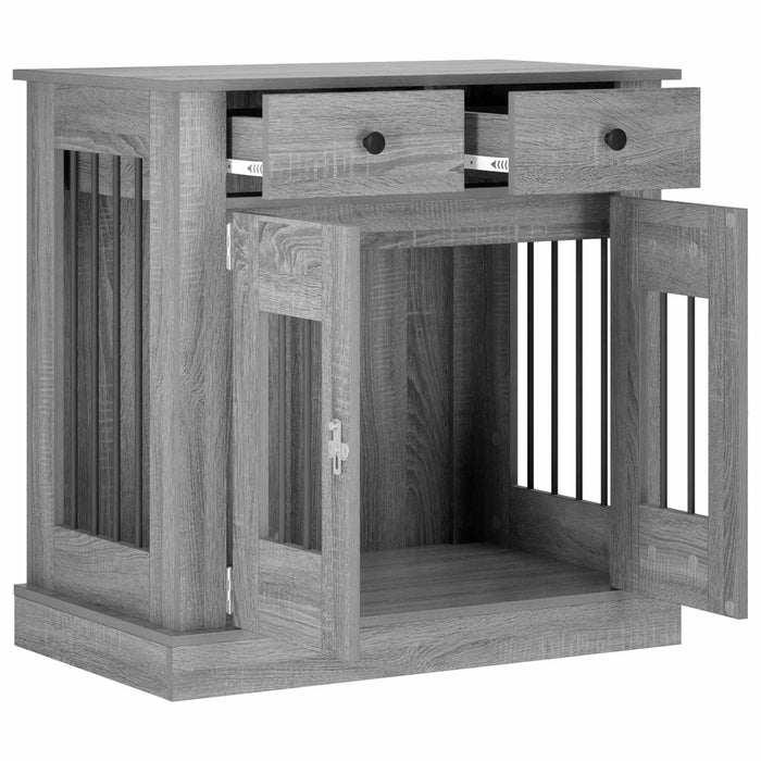Mobilă pentru cușcă de câine Sonoma gri 80 x 47,5 x 80 cm WALTI