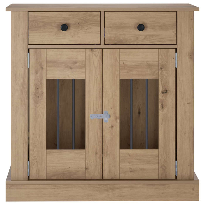 Mobilă pentru cușcă de câine Stejar Artizanal 80 x 47,5 x 80 cm WALTI