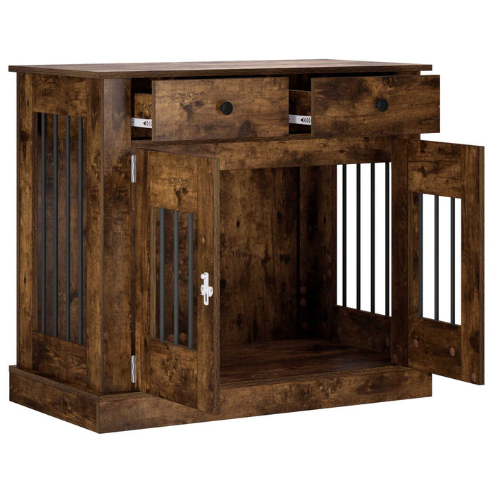 Mobilă pentru cușcă de câine Stejar fumuriu 90 x 47,5 x 80 cm WALTI