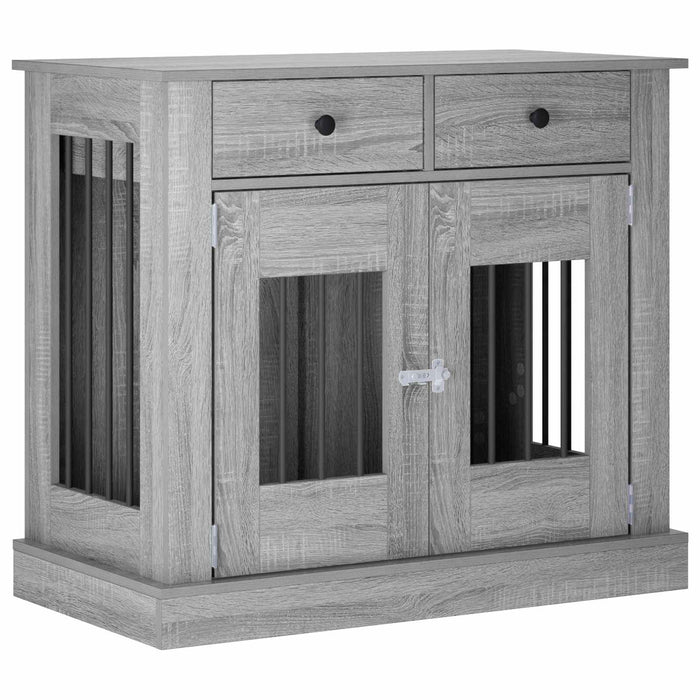 Mobilă pentru cușcă de câine Sonoma gri 90 x 47,5 x 80 cm WALTI