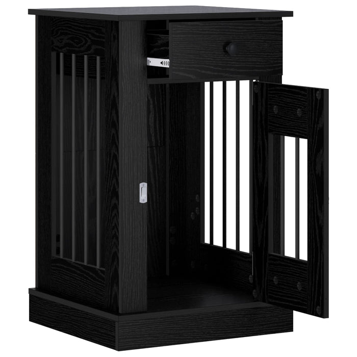Mobilă pentru cușcă de câine Stejar Negru 50 x 47,5 x 80 cm WALTI