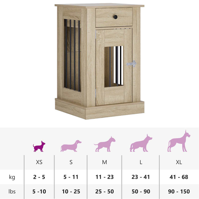 Mobilă pentru cușcă de câine Stejar Sonoma 50 x 47,5 x 80 cm WALTI