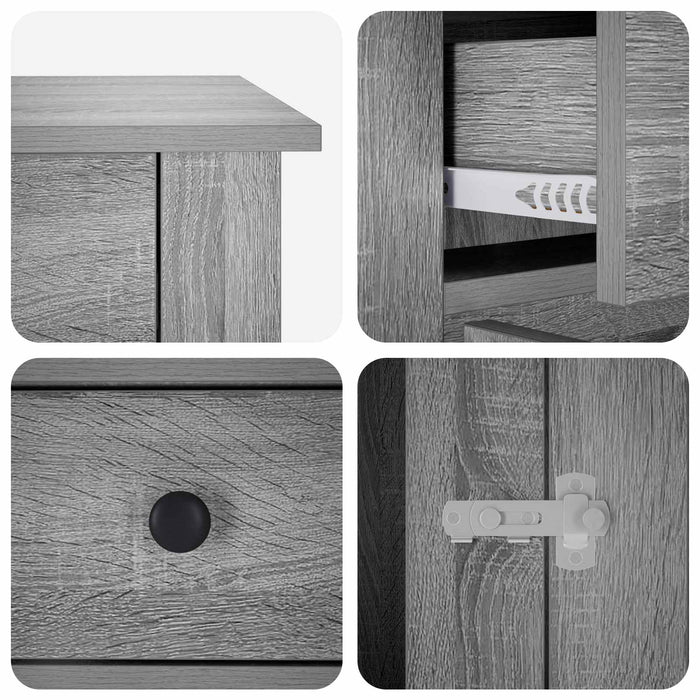 Mobilă pentru cușcă de câine Sonoma gri 50 x 47,5 x 80 cm WALTI