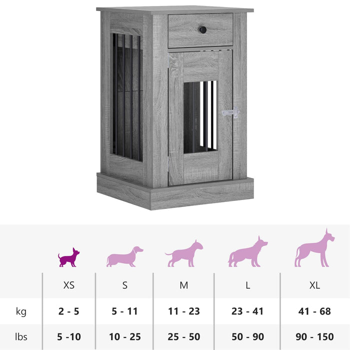 Mobilă pentru cușcă de câine Sonoma gri 50 x 47,5 x 80 cm WALTI